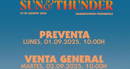 Sun and Thunder segunda edición. Ya es un&nbsp;éxito.